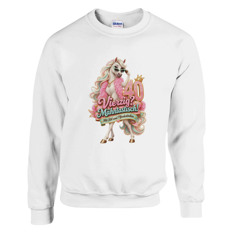 Vierzig? Mähntastisch! – Pullover