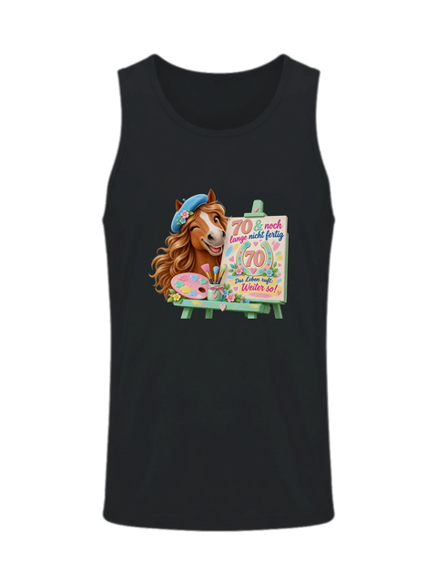 70 und noch lange nicht fertig – Herren-Tank-Top