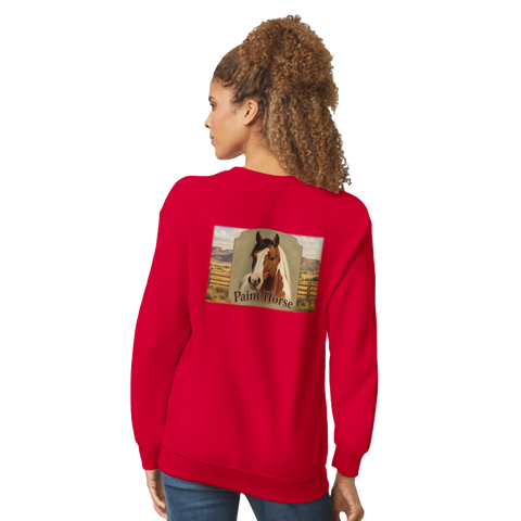 Paint Horse – Pullover mit Rückendruck