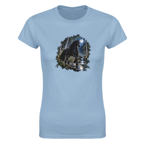 Friese im Mondbirkenwald – Damen-T-Shirt