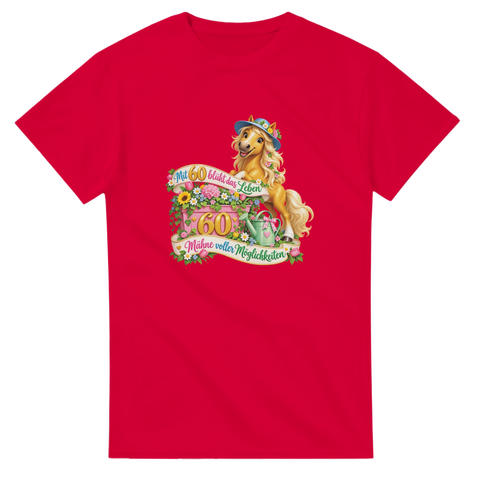 Mit 60 blüht das Leben – T-Shirt