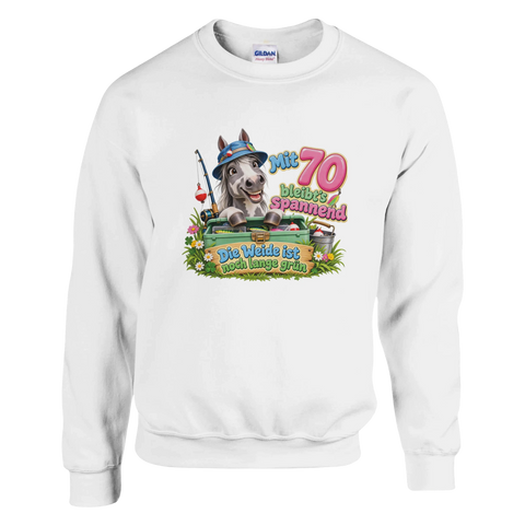 Mit 70 bleibt's spannend – Pullover