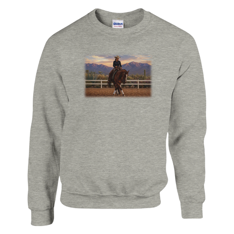 Cowgirl und ihr Pferd – Pullover