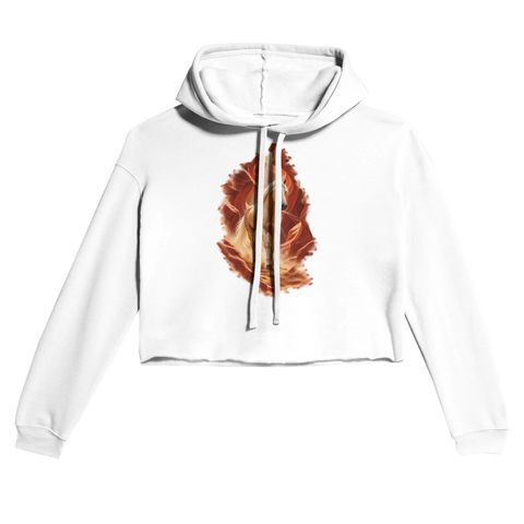 Palomino im roten Slot Canyon – Cropped Hoodie
