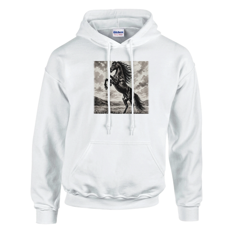 Steigender Rappe in Tusche – Hoodie