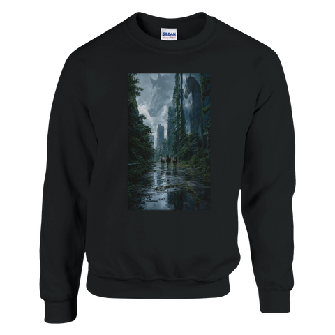 Wilde Pferde in der grünen Stadt – Pullover