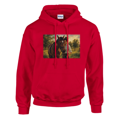 Stiller Moment auf der Koppel – Hoodie