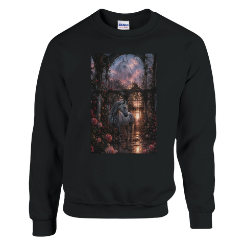 Rosengewächshaus nach dem Regen – Pullover