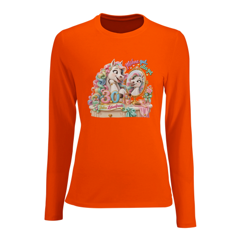 Mähne gut, alles gut! – Damen-Langarmshirt