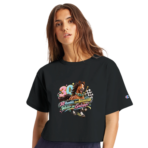 30 Runden, kein Boxenstopp! – Crop-Top