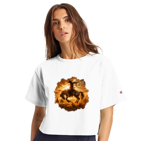 Rodeo mit dem Lasso – Crop-Top