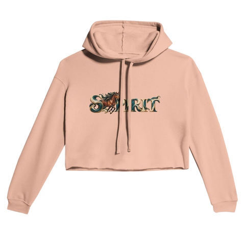 Spirit – Brauner im Galopp – Cropped Hoodie