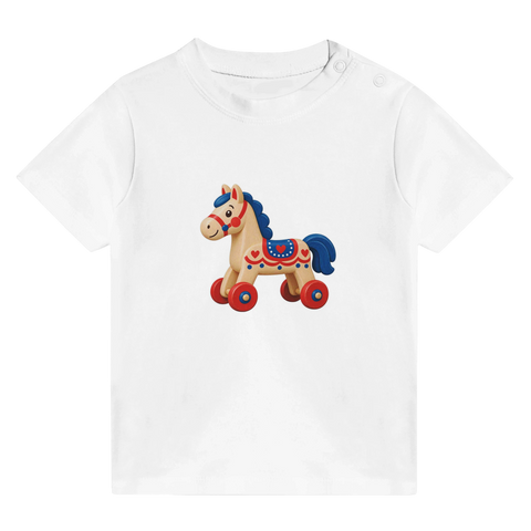Holzrad-Hektor – Baby-T-Shirt