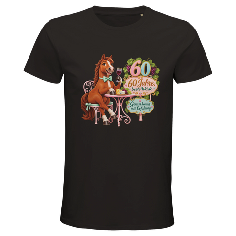 60 Jahre, beste Weide – Bio-T-Shirt Herren