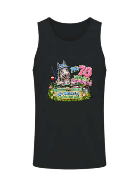 Mit 70 bleibt's spannend – Herren-Tank-Top