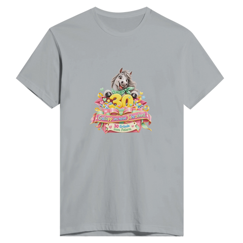 Galopp ins neue Jahrzehnt! – Herren-T-Shirt