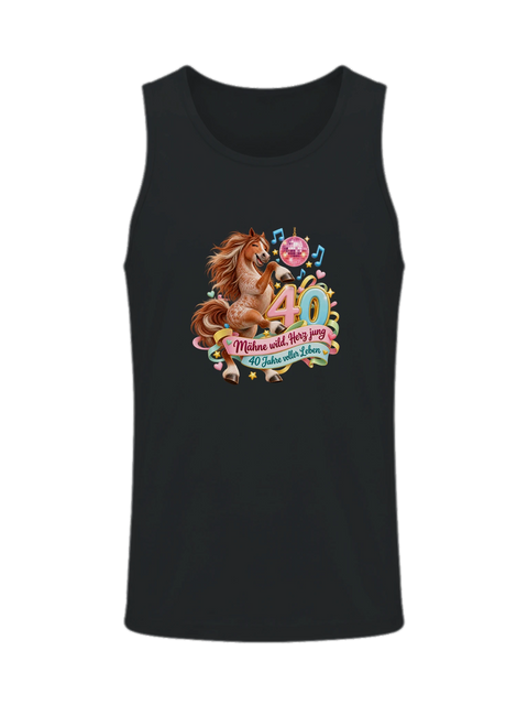 Mähne wild, Herz jung – Herren-Tank-Top