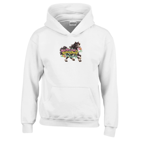 Mein Herz trabt Richtung Party! (12 Jahre) – Kinder-Hoodie