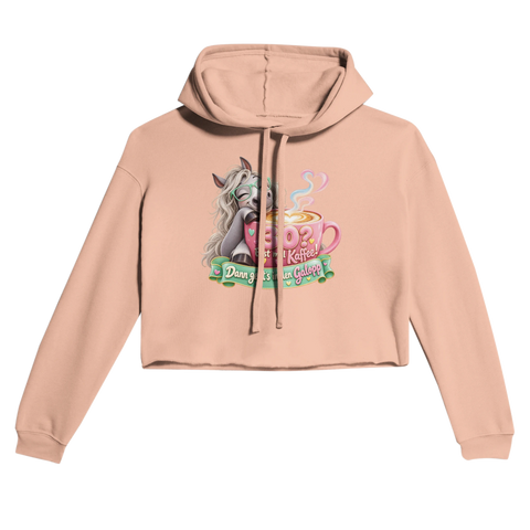 30? Erst mal Kaffee! – Cropped Hoodie