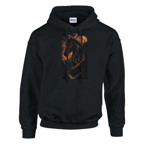 Mondnacht am Felsenpass – Hoodie