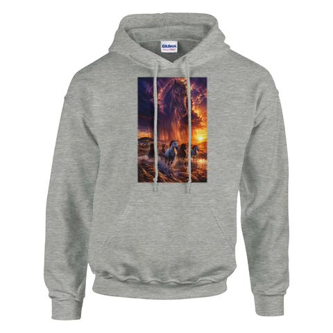 Savannensturm im goldenen Wasser – Hoodie