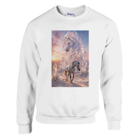 Kristallwüste im Morgenlicht – Pullover