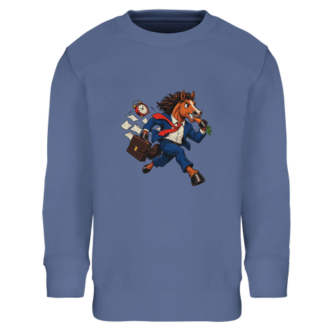 Zu spät zur Arbeit – Kinder-Pullover