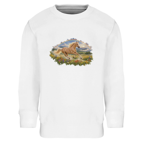 Palomino unterm Regenbogen – Kinder-Pullover