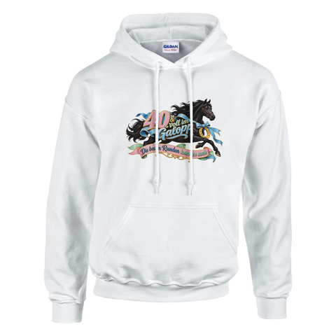 40 und voll im Galopp – Hoodie