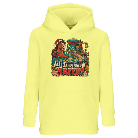 Alle Jahre wieder Hafer! – Kinder-Hoodie
