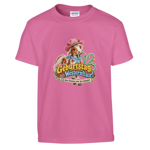 Geburtstag mit Westernflair! (12 Jahre) – Kinder-T-Shirt