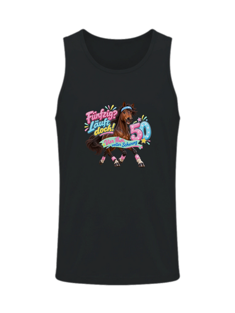 Fünfzig? Läuft doch! – Herren-Tank-Top