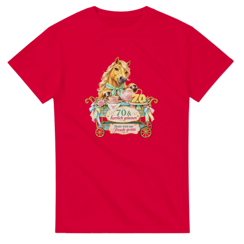 70 und herrlich gelassen – T-Shirt
