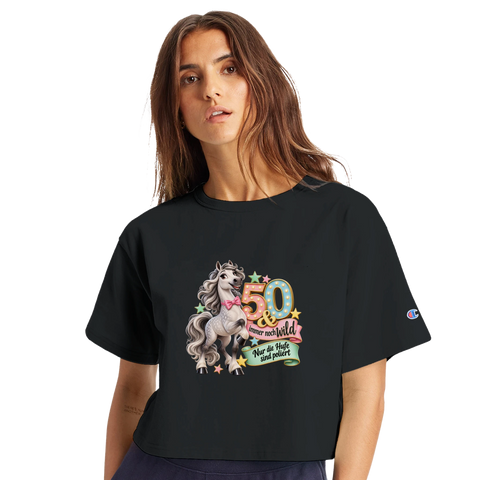 50 und immer noch wild – Crop-Top