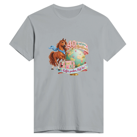 40 und reif fürs Abenteuer – Herren-T-Shirt