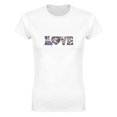 Love – Schimmel im Mondlicht – Damen-T-Shirt