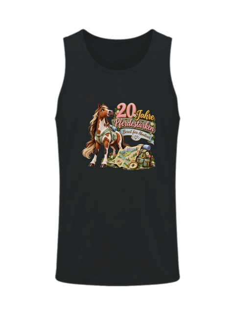 20 Jahre Pferdestärken – Herren-Tank-Top
