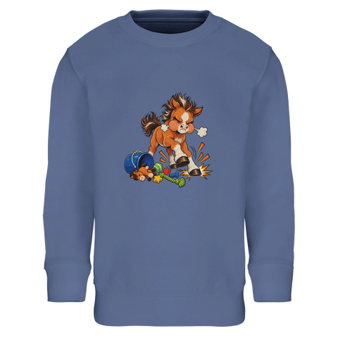 Trotziges Fohlen – Kinder-Pullover