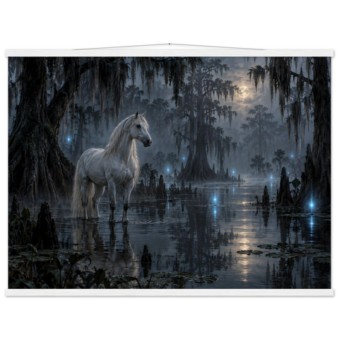 Schimmel im Irrlichtsumpf – Poster mit Leisten 75×100 cm