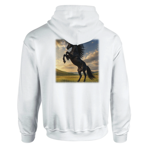 Aufbäumen im Sommerwind – Hoodie mit Rückendruck