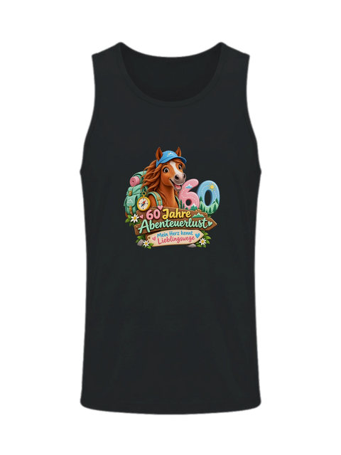 60 Jahre Abenteuerlust – Herren-Tank-Top