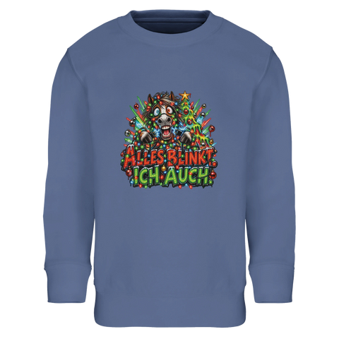 Alles blinkt. Ich auch. – Kinder-Pullover