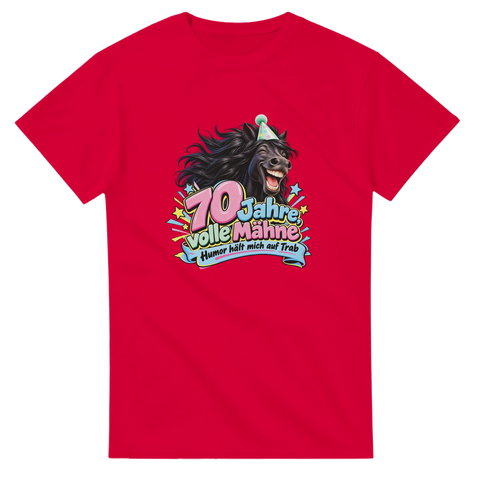 70 Jahre, volle Mähne – T-Shirt