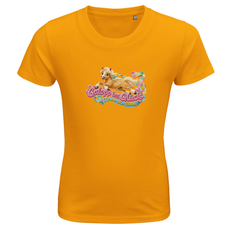 Galopp ins Glück! (7 Jahre) – Kinder-T-Shirt Bio