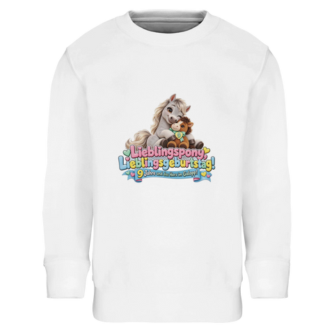 Lieblingspony, Lieblingsgeburtstag! (9 Jahre) – Kinder-Pullover
