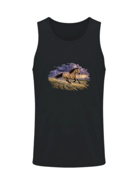 Buckskin im Prärie-Gewitter – Herren-Tank-Top