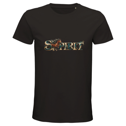 Spirit – Brauner im Galopp – Bio-T-Shirt Herren
