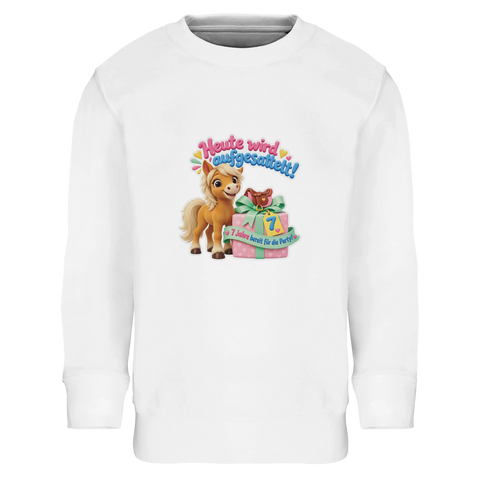 Heute wird aufgesattelt! (7 Jahre) – Kinder-Pullover