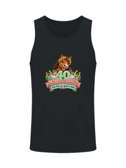 Mit 40 wird's legendär – Herren-Tank-Top
