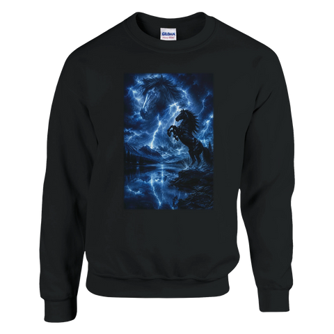 Blitzsee des schwarzen Pferdes – Pullover